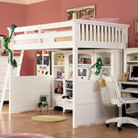 loft bed for double mattress