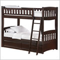 Cinnamon Bunk Bed in Chocolate